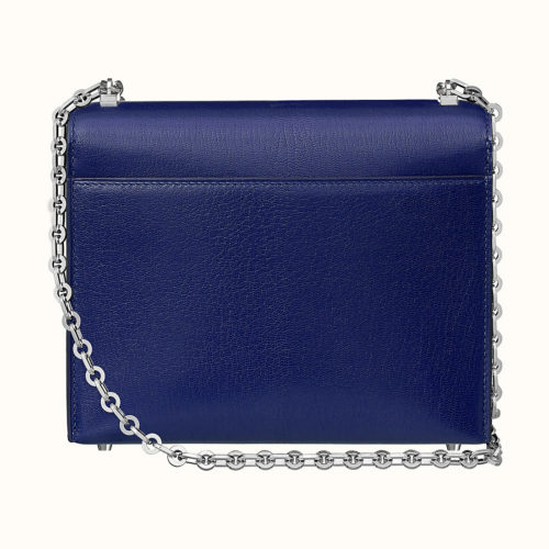 Verrou Chaine Mini Bag in Blue Encre. Photo courtesy of Hermes.com.