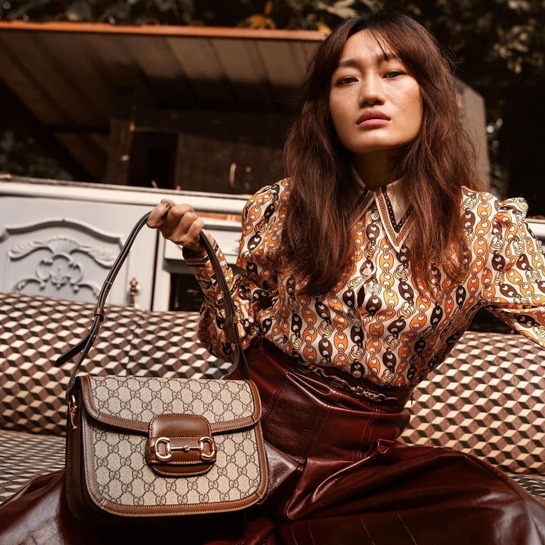Gucci horsebit 1955 large tote bag best sale