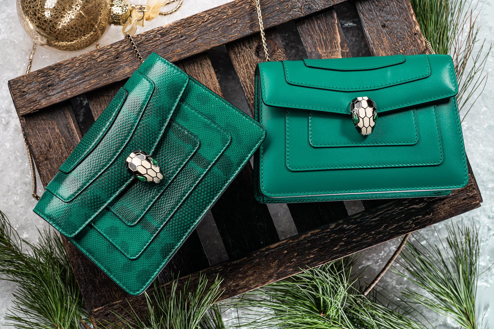 bulgari serpenti bag green