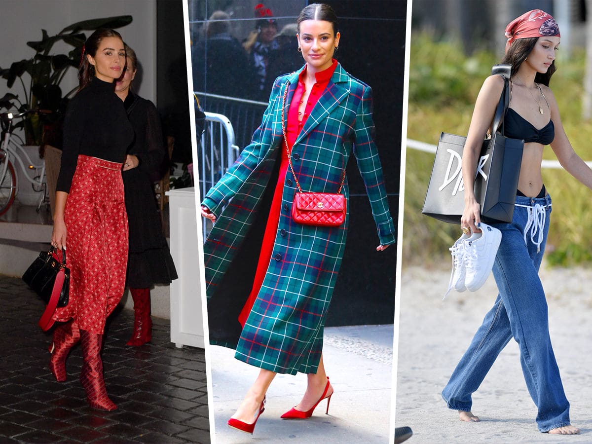 Vuitton & Saint Laurent were Celebs' Brands of Choice in the Days Before  NYFW - PurseBlog