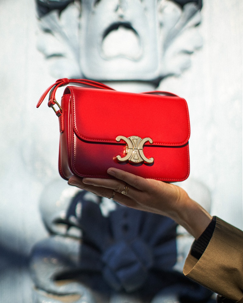 A Close Look at the Celine Triomphe Bag - PurseBlog