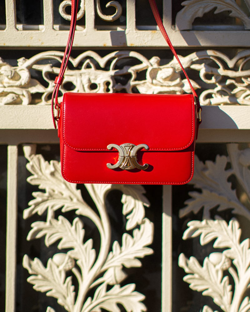 A Close Look at the Celine Triomphe Bag - PurseBlog