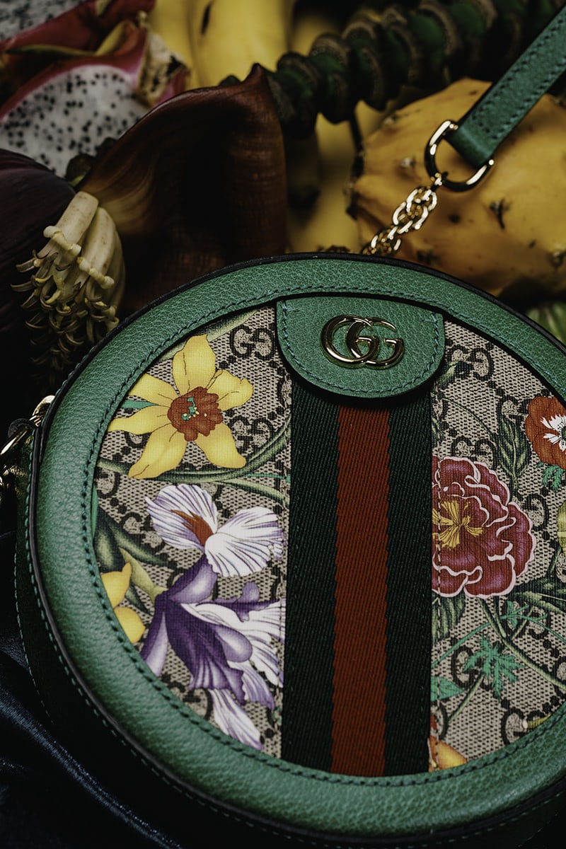 Gucci GG Flora Web Small Ophidia Shoulder Bag