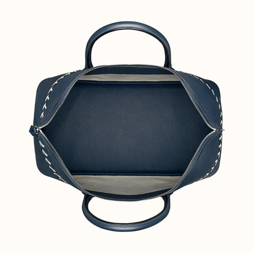 Bolide 1923 45cm Baseball Bag in Blue, Interior View