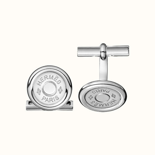 Silver Clou de Selle Cufflinks