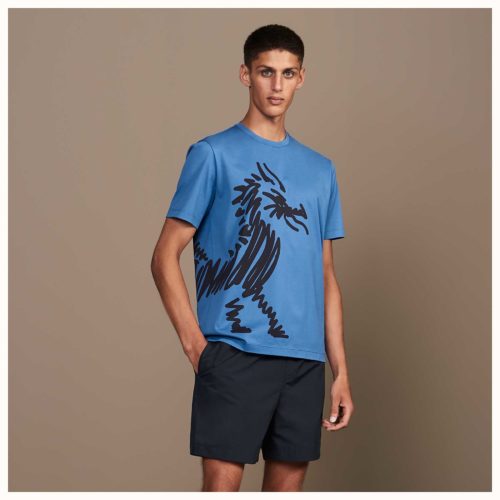 Dragon T-Shirt in Méditerranée