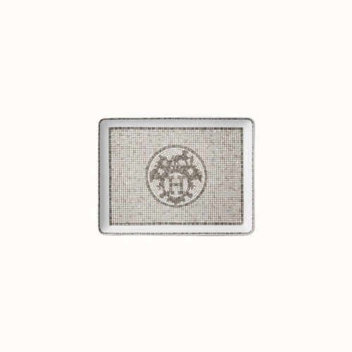 Mosaique au 24 Platinum Tray, Small Model