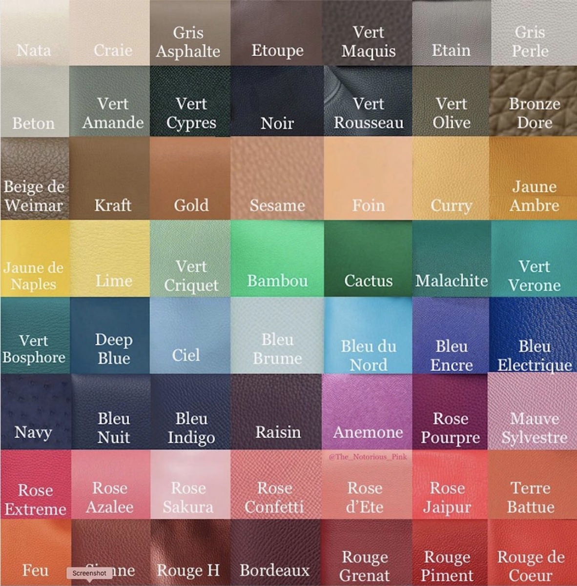 hermes fall 2019 colors