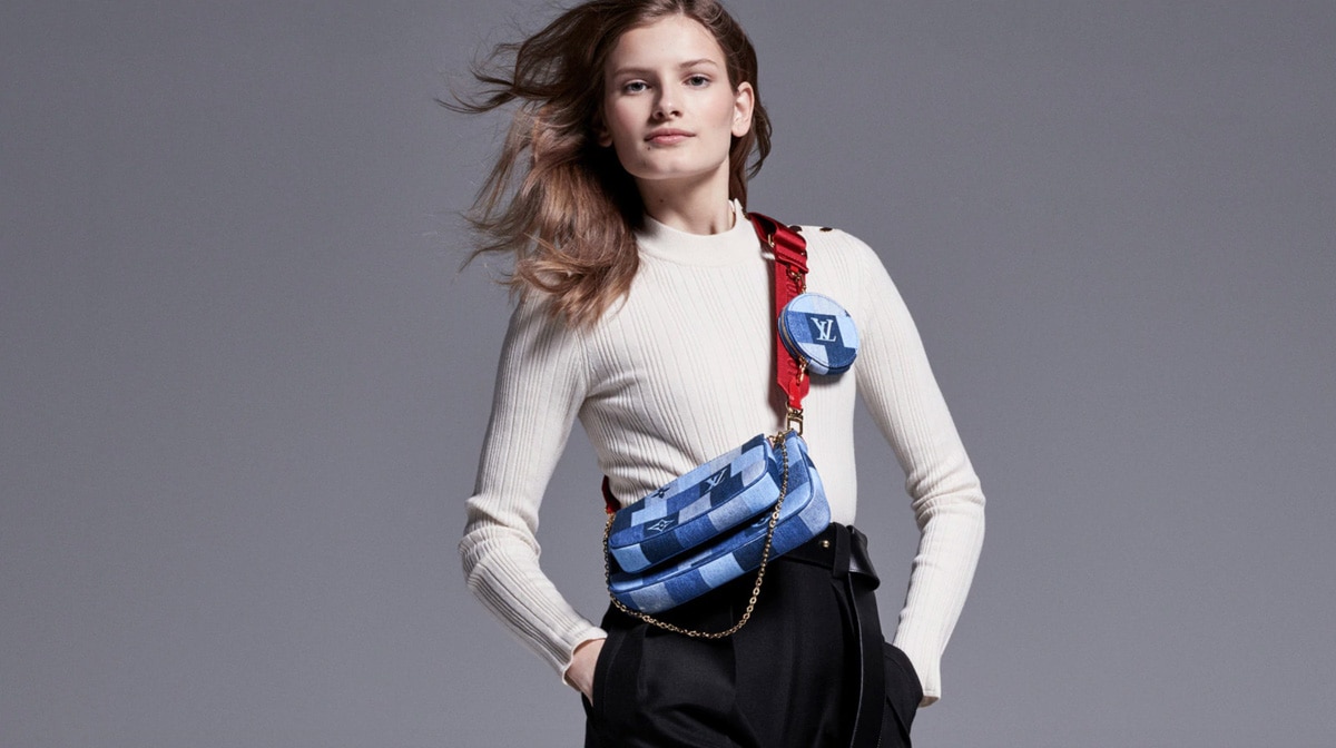 Multi pochette accessoires denim on sale
