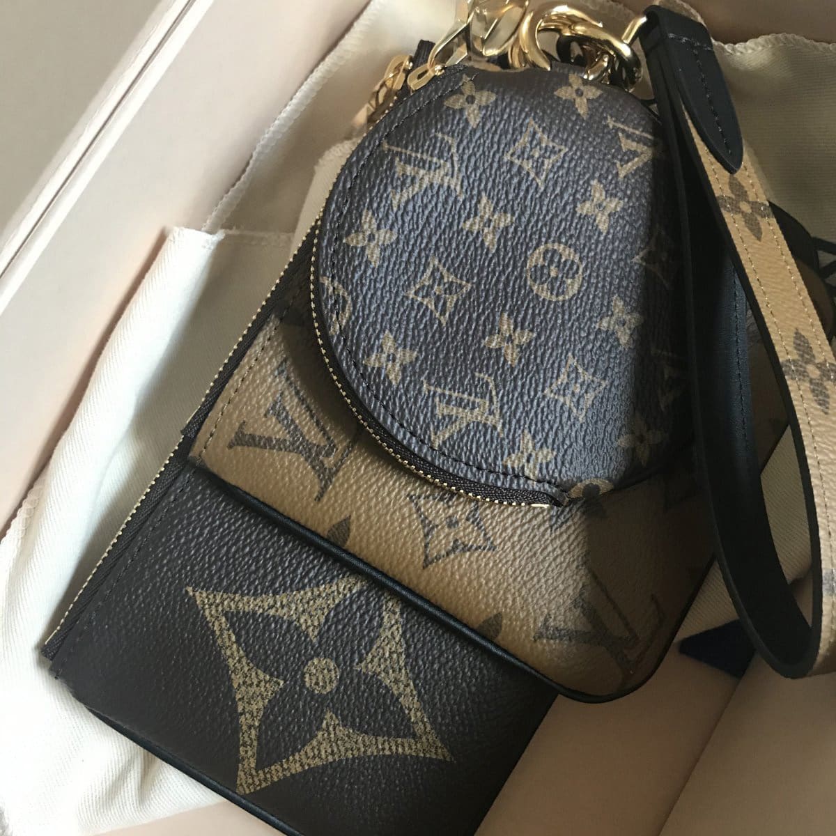 Louis Vuitton Reverse Monogram Giant Trio Pouch - A World Of Goods For You,  LLC