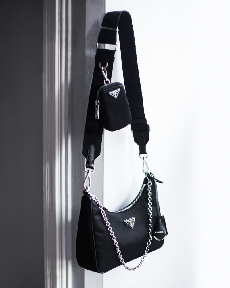 prada small chain bag