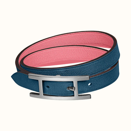 Hermès Clic Enamel & Leather Bracelet Stack Inspo! Endlessly versatile and  chic ways to dress up your colorful enamel and leather jewelry ✨ :  r/TheHermesGame