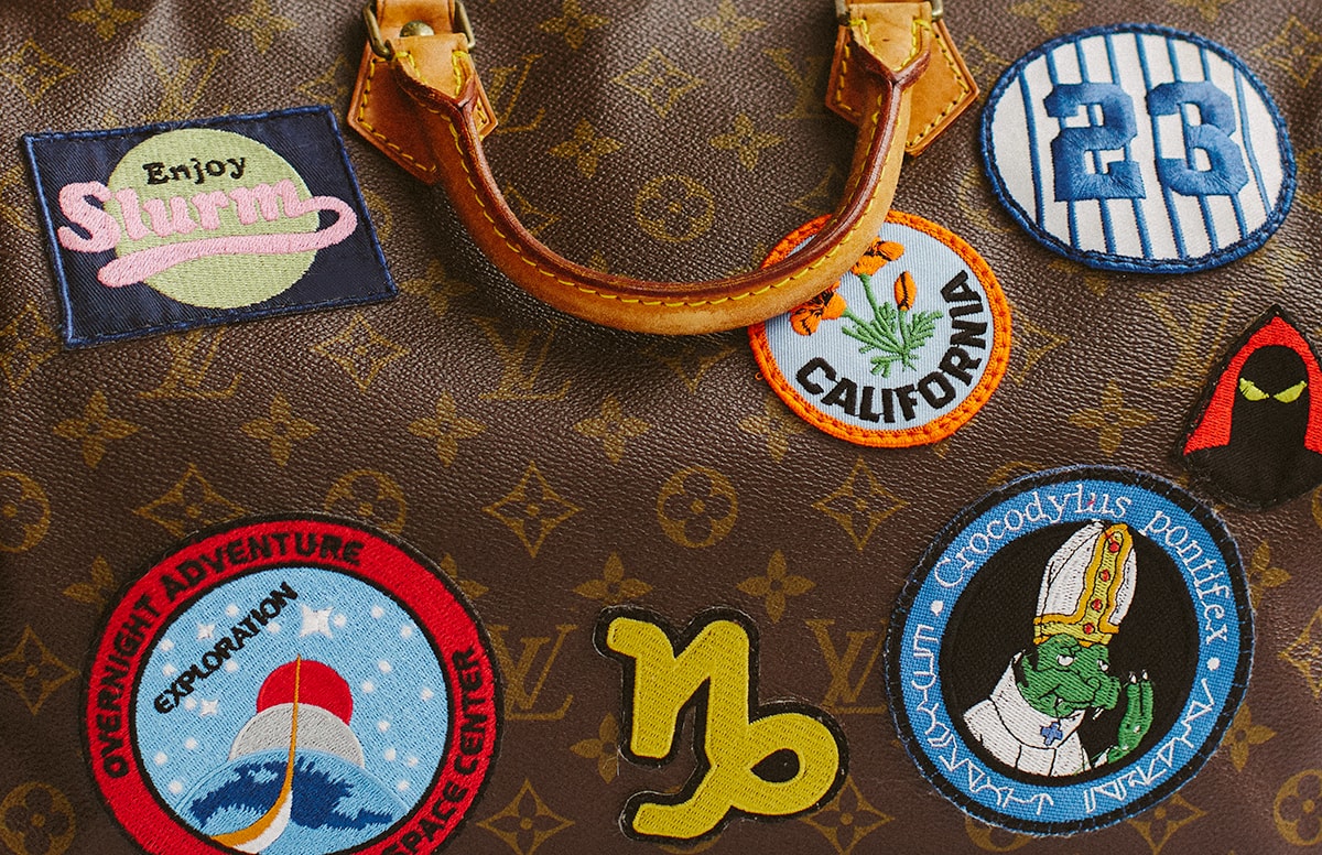 lv embroidery patch