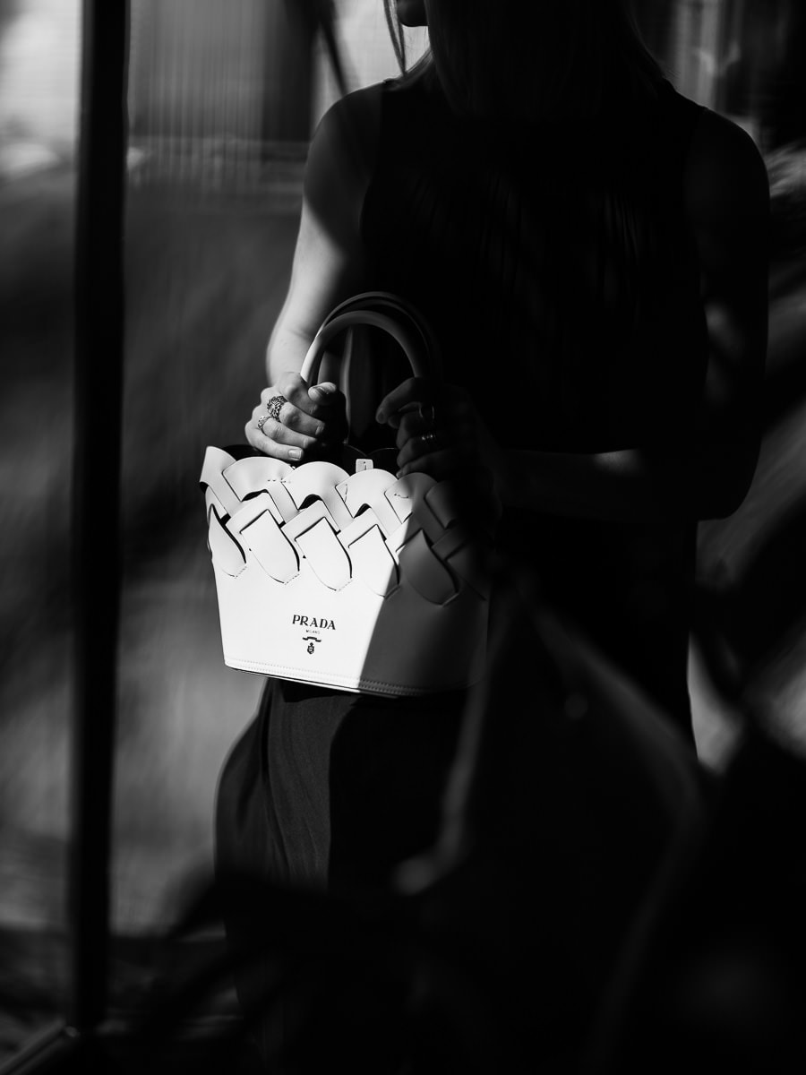 Prada intreccio bag cheap
