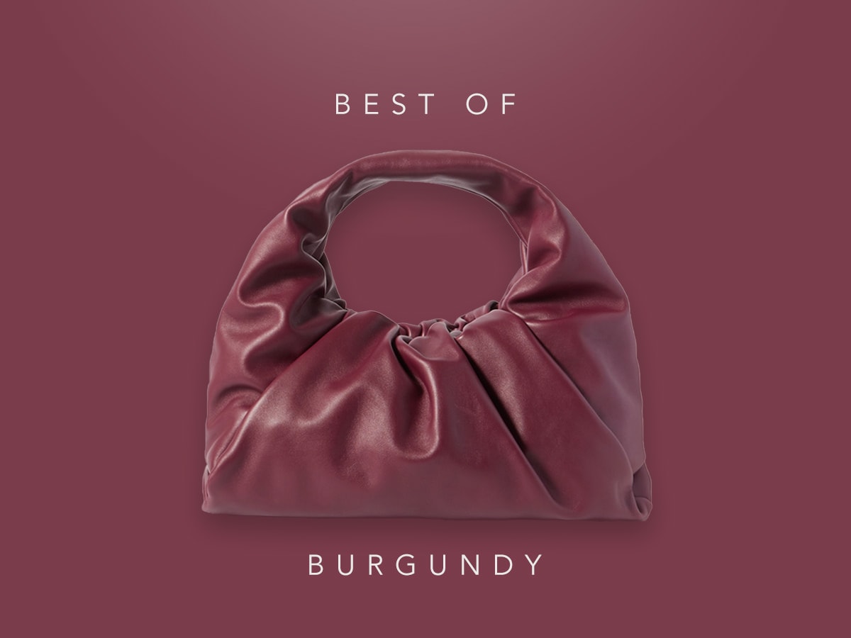 Women's Burgundy Designer Handbags & Wallets