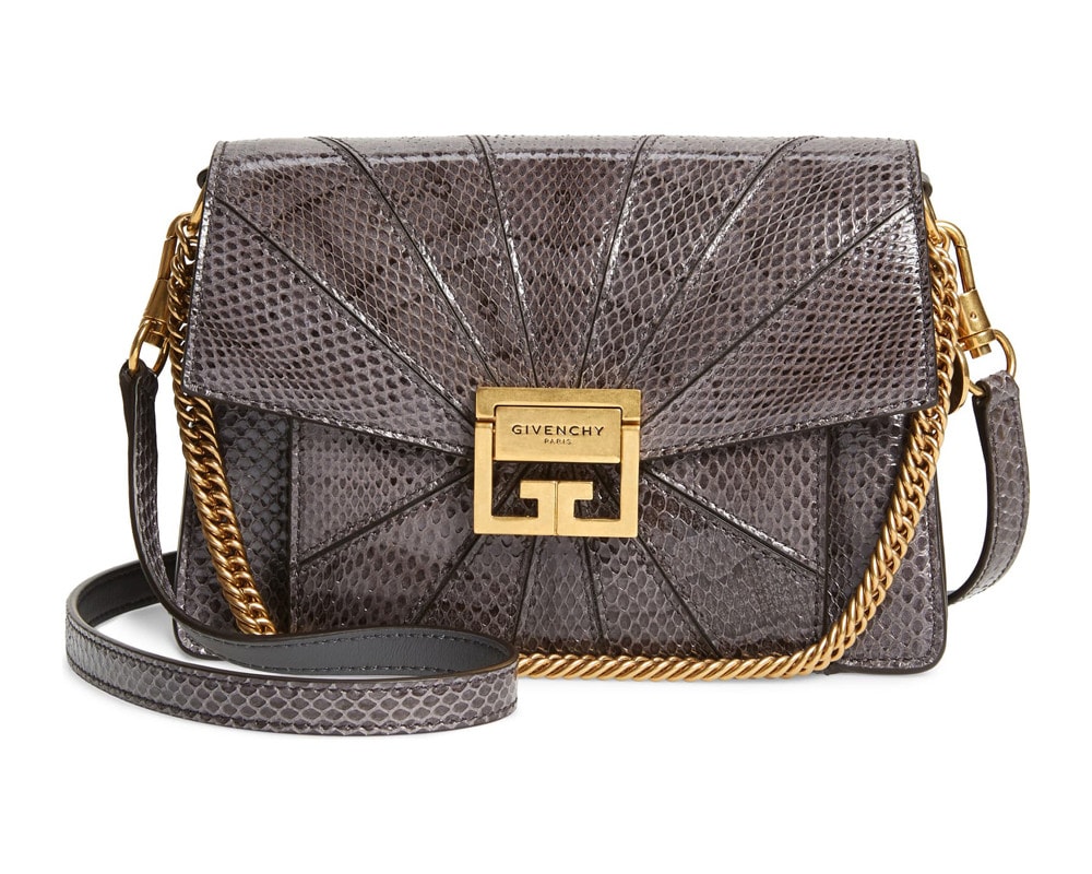 Saddle bag - Beige/Snakeskin-patterned - Ladies | H&M IN