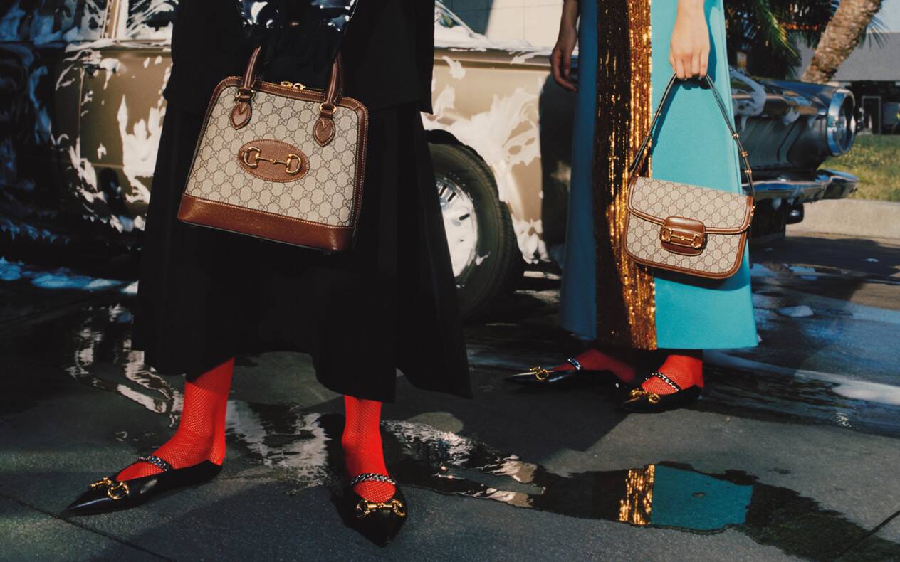 Gucci launches vegan Horsebit handbags