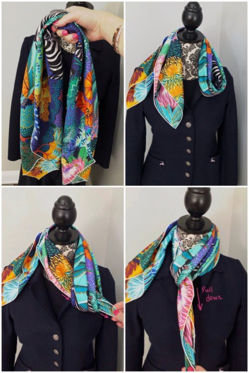 hermes scarf measurements