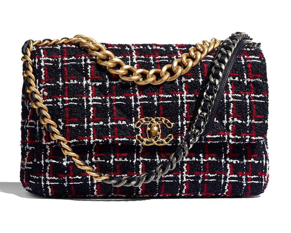 chanel cloth purse