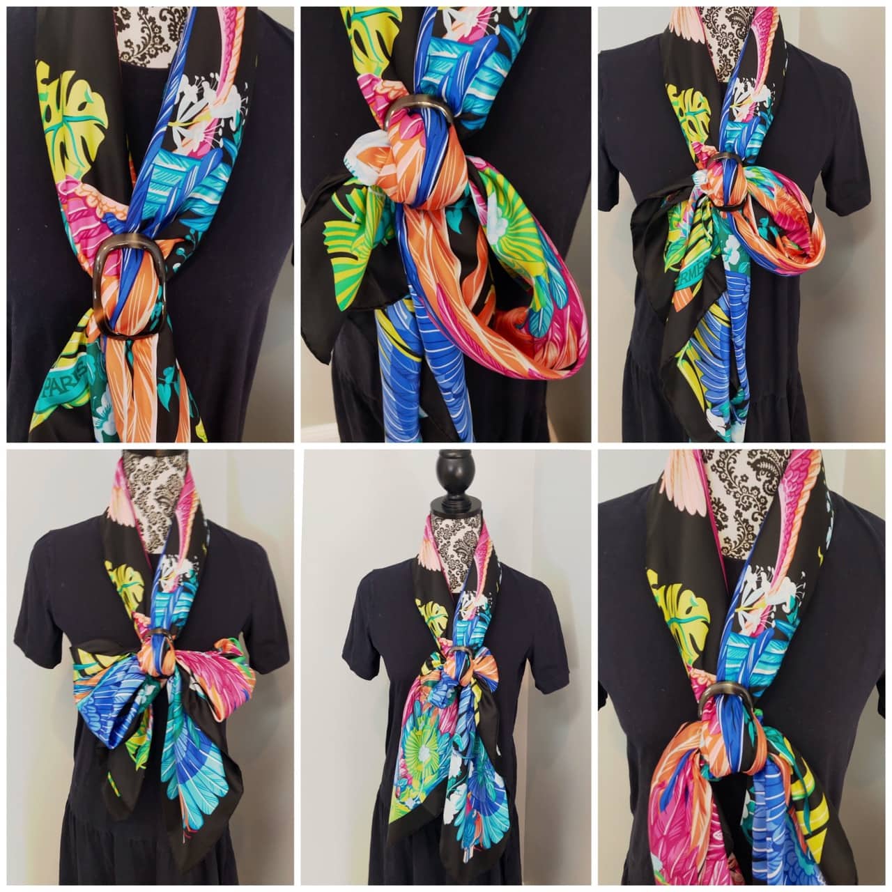 5 Ways to Tie a Silk Scarf - Lolli and Me