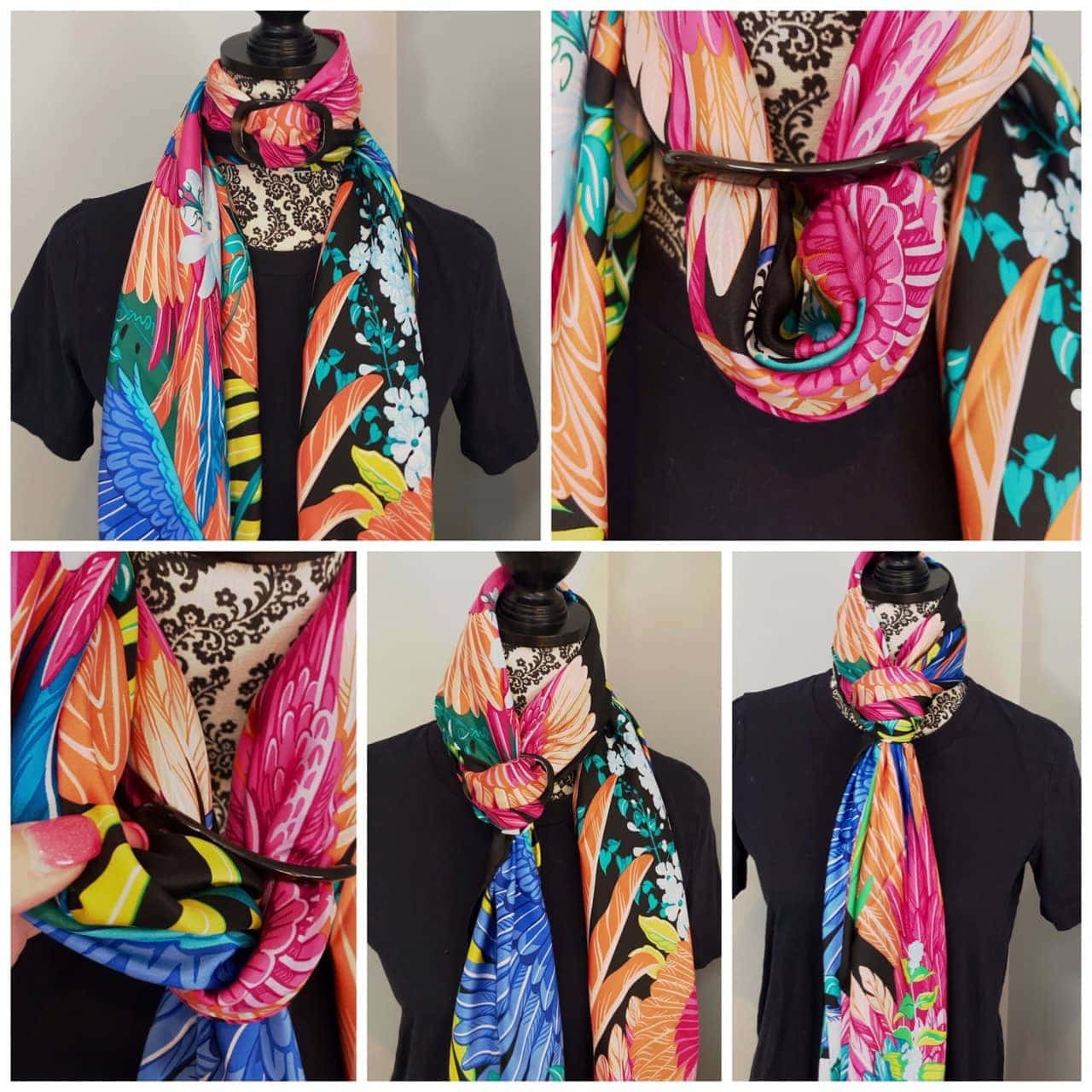 22 ways to tie hermès twilly silk scarves to refresh your style every day