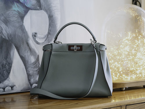 FENDI MINI BTWN WITH HANDLE グレー 8BS098ASU2F04Y9_01