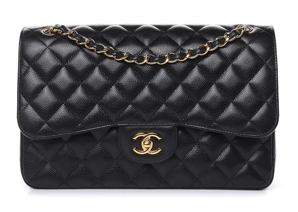 Chanel Red Quilted Lambskin Leather Classic Jumbo Double Flap Bag - Yoogi's  Closet