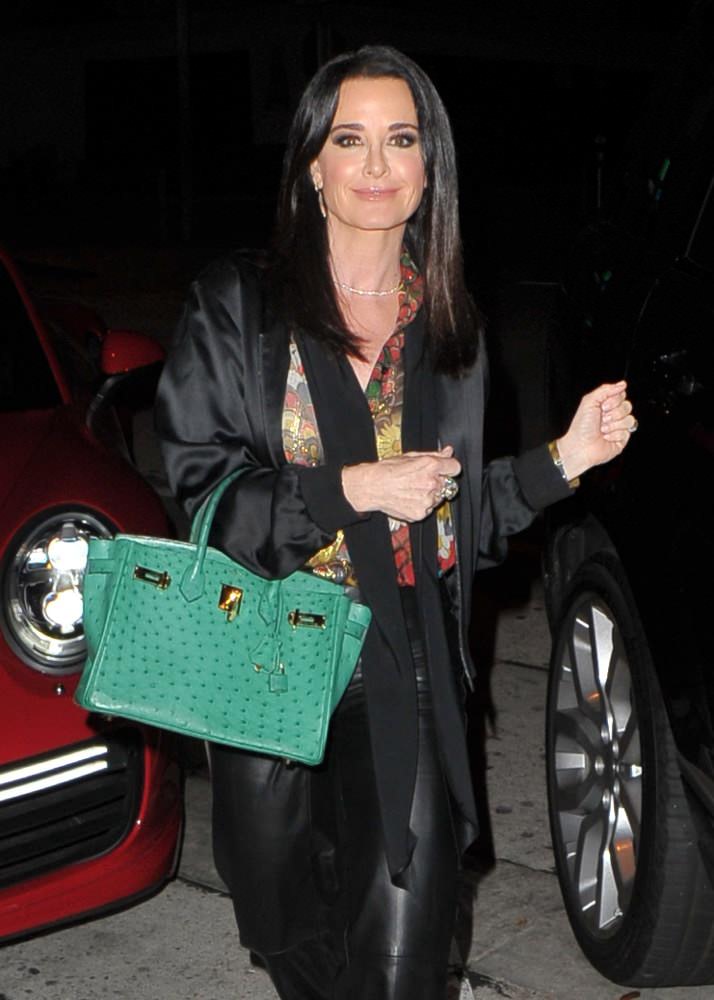 kyle richards hermes bag