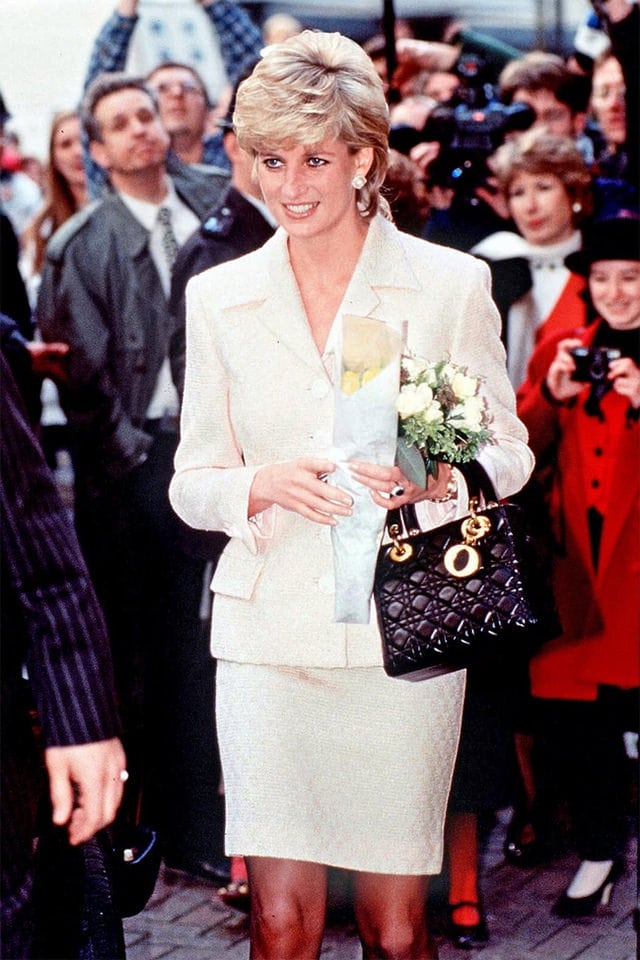 Princess Diana with Dior Chouchou bag