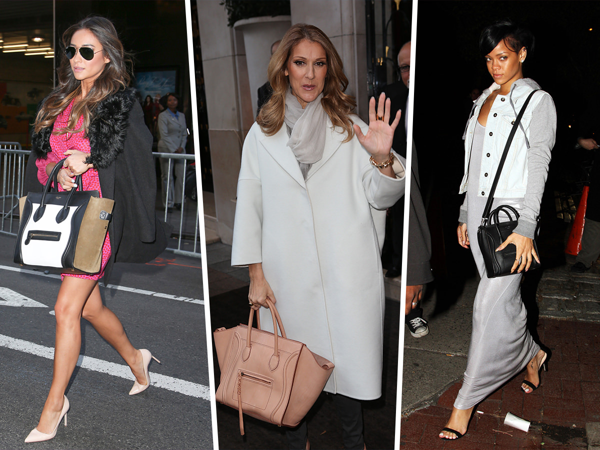 Throwback Thursday Celebs and Their Celine Luggage Totes PurseBlog
