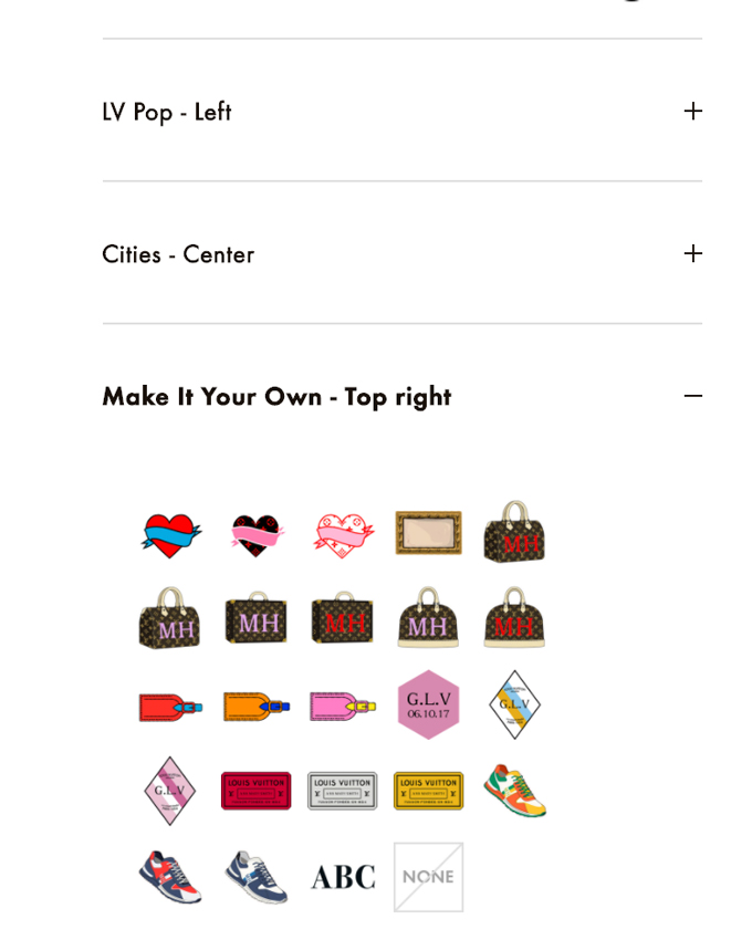 Louis Vuitton My LV World Tour Personalization Service - Spotted