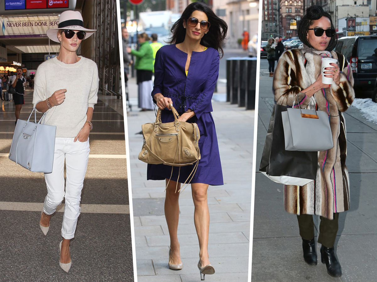 7 Celebrities and Fashion Girls With the Balenciaga City Bag