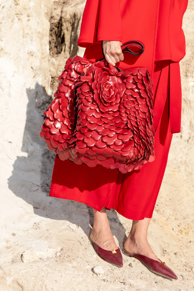 Valentino Plays With Texture and Oversized Studs for Its Valentino Plays With Texture and Oversized Studs for Its