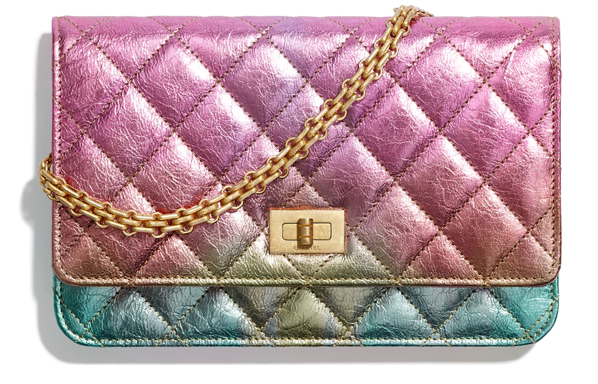 Chanel Metallic Calfskin Quilted 2.55 Reissue Jumbo Double Flap