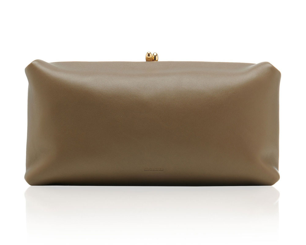 Stella pebbled leather bag Nero