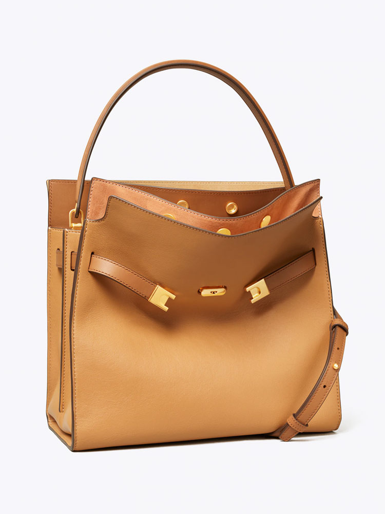 Review: Tory Burch Small Lee Radziwill Leather Bag - Elle Blogs