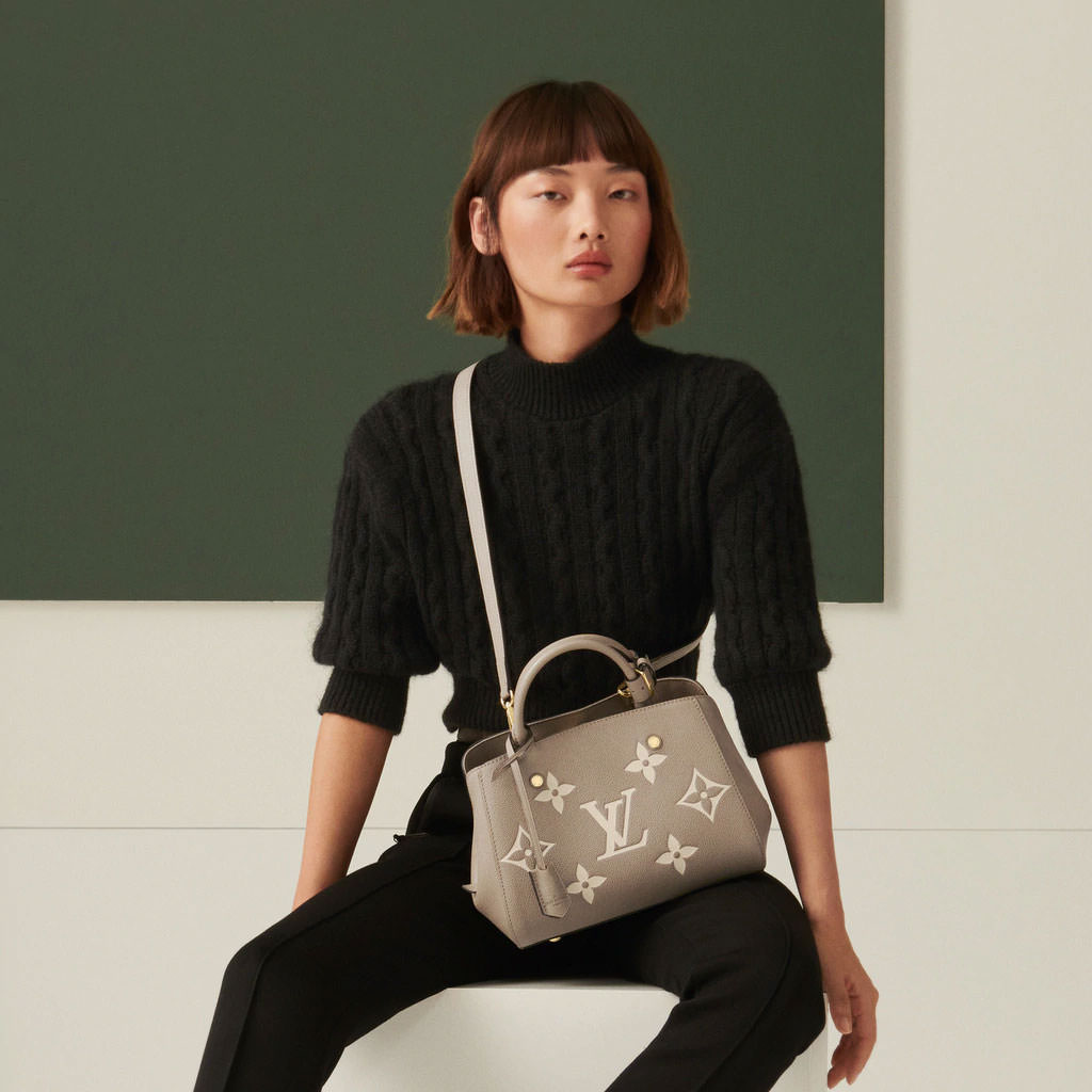 Louis Vuitton Expands On Its Monogram Empreinte Line for Fall 2020