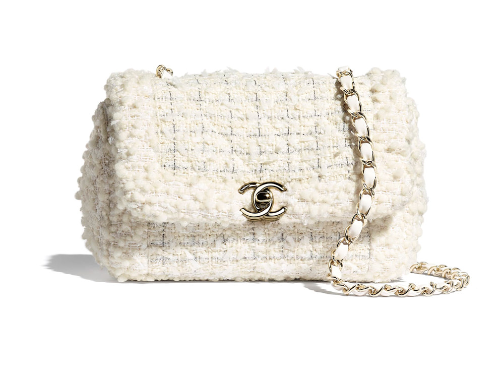 chanel tweed bag 2020