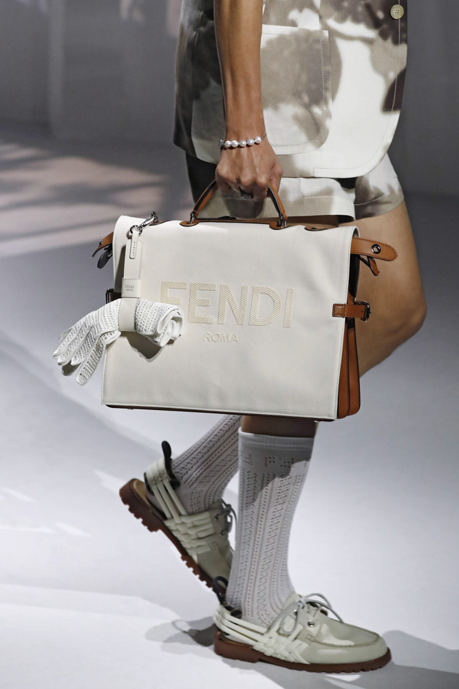 The Fashionable Esq: Fendi Forever Boston Bag - Metallic; Recent