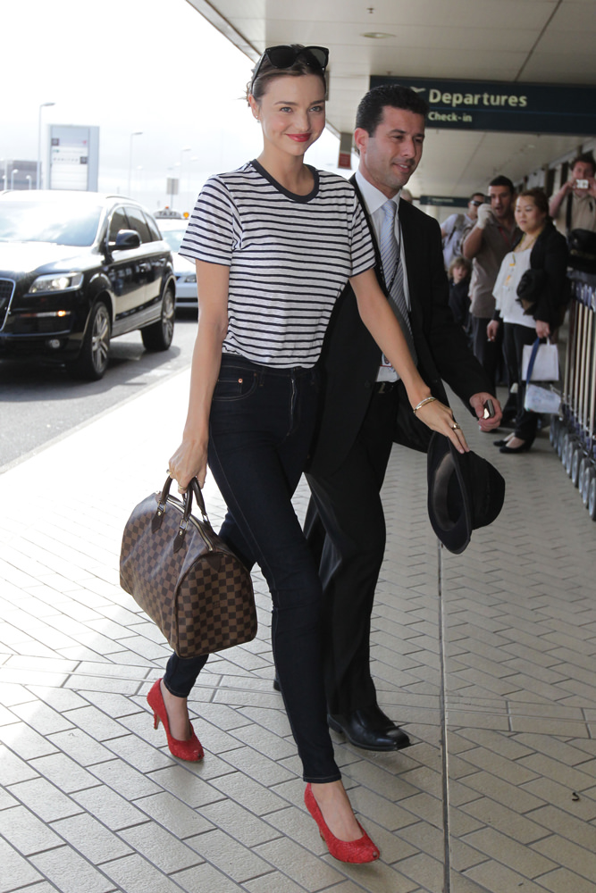 Celebrities Spotted With Louis Vuitton Speedy Empreinte