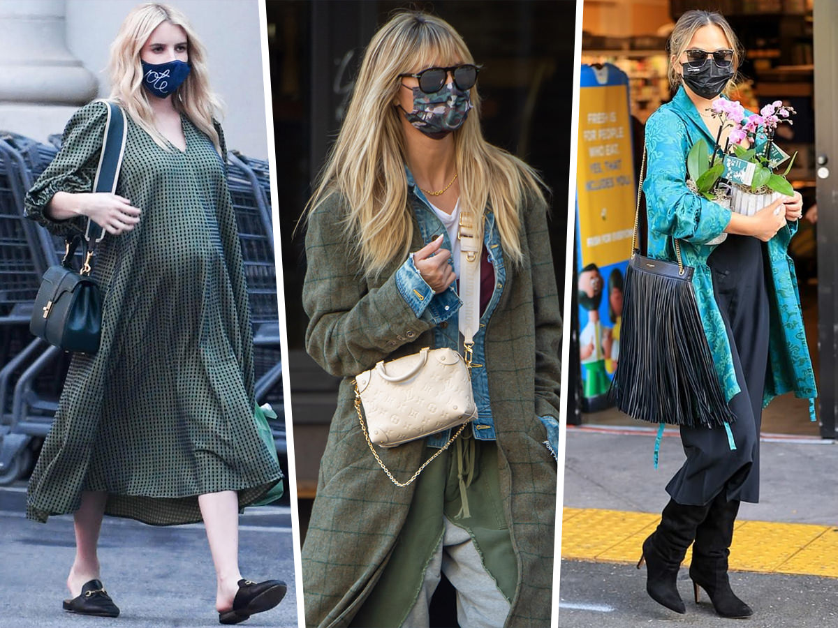 Celebs Head Out With New Louis Vuitton and Loewe (and Masks All Around!) -  PurseBlog