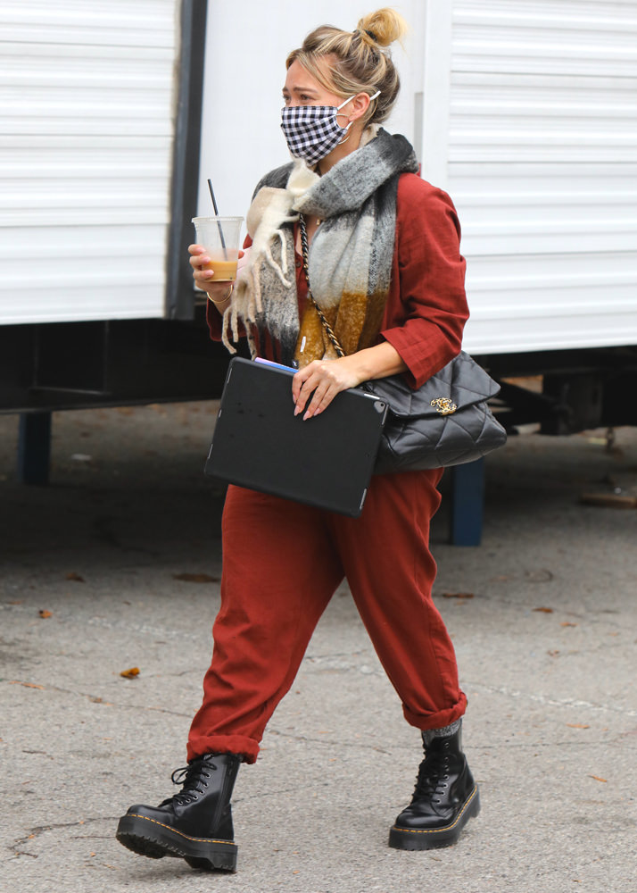 Celebs Accessorize With Masks and Carries from Balenciaga and Louis Vuitton  - PurseBlog