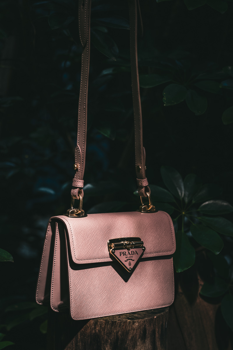 Prada clasp on sale bag