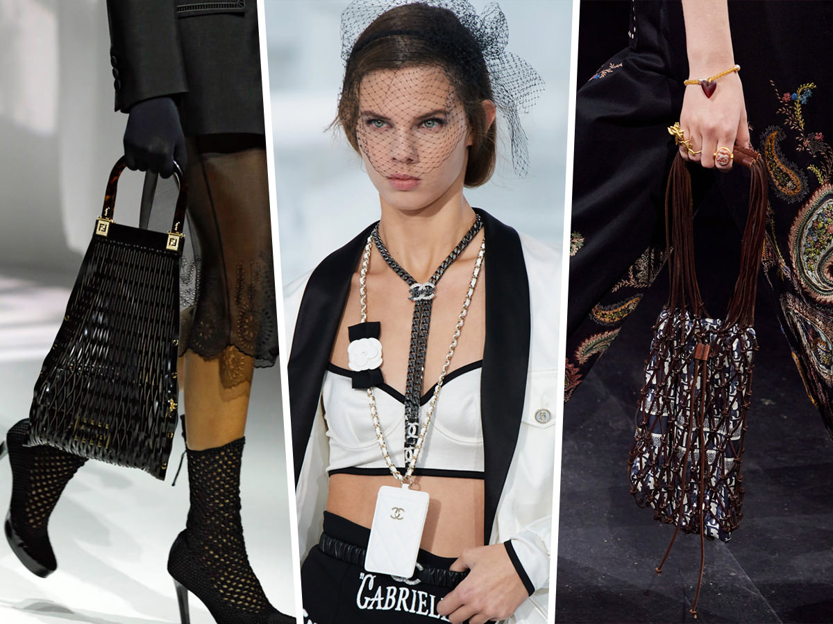 Woven Bags and Tiny Phone Holders Ruled the Spring 2021 Runways - PurseBlog