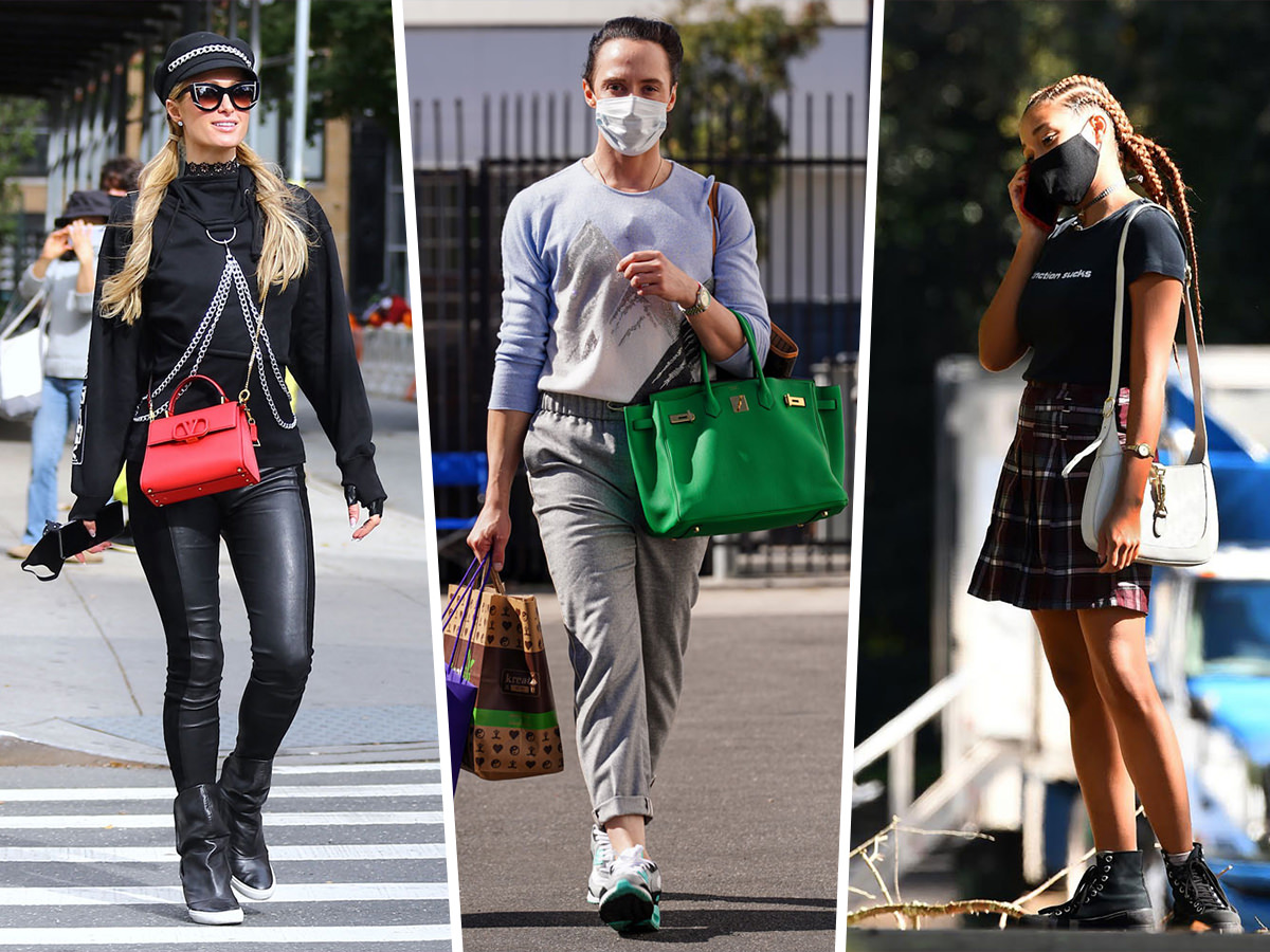 ParallaxShops Gucci and Valentino All Around Town Celebs Carry Covetable Picks from Hermes Hermes Birkin 30 cm handbag in red Vif Jonathan leather