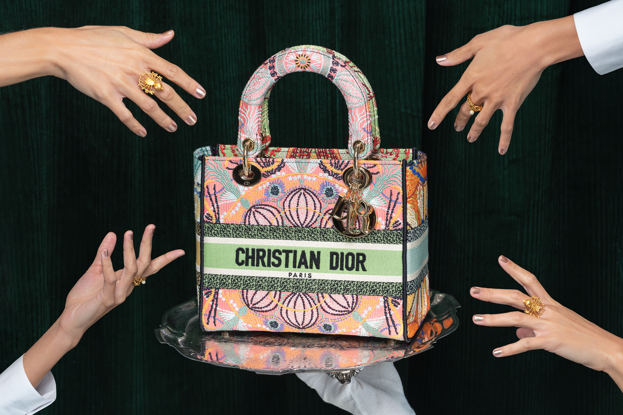 dior multicolor bag