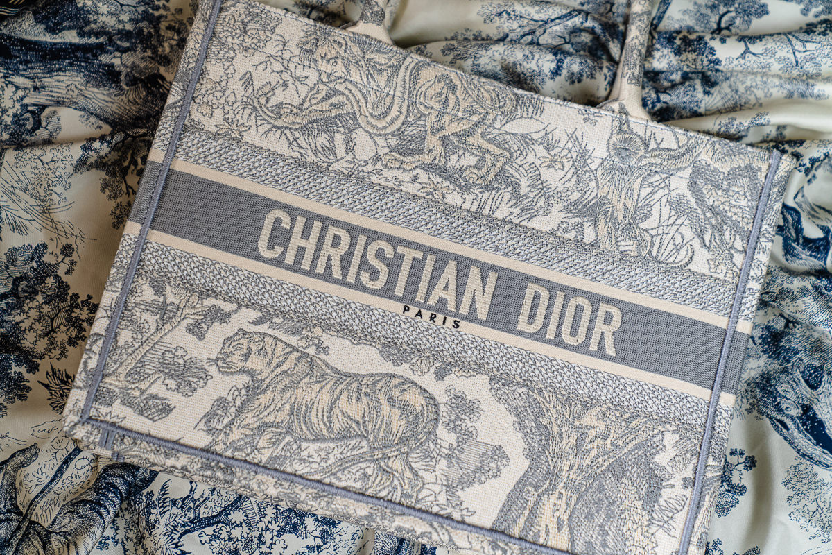 dior toile de jouy book tote