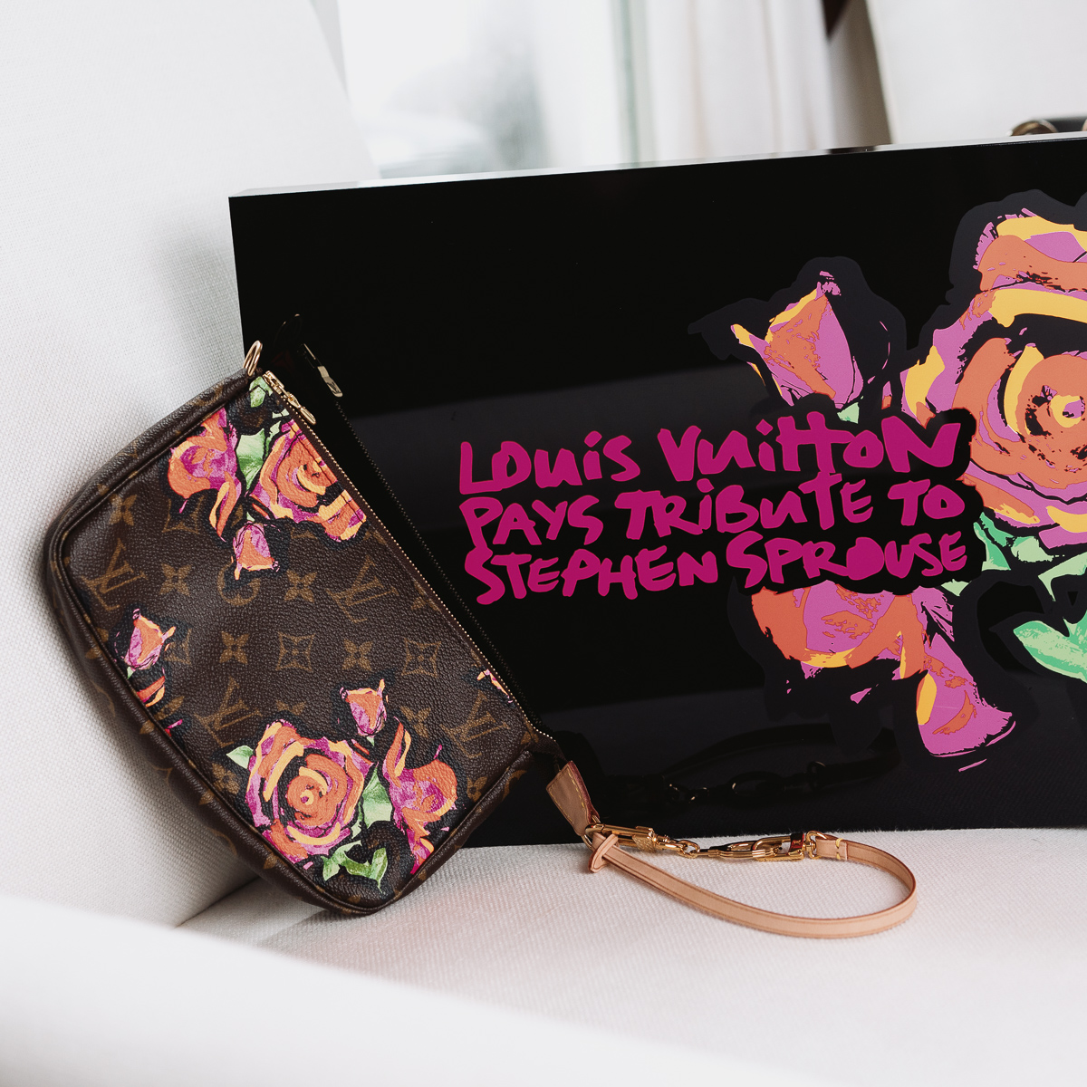 Louis Vuitton Stephen Sprouse Monogram Graffiti Pochette