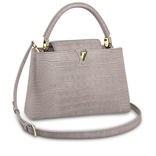 A Look at One-of-a-Kind and Rare Louis Vuitton Exotic Bags 13 LV Capucines PM