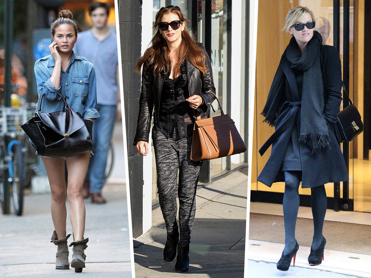 celine trio bag celebrity